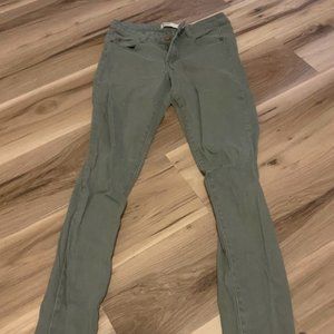 Green Skinny Jeans